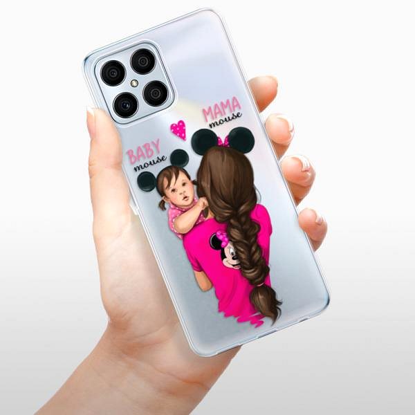Kryt na mobil iSaprio Mama Mouse Brunette and Girl pre Honor X8 ...