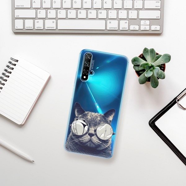 Kryt na mobil iSaprio Crazy Cat 01 na Huawei Nova 5T ...