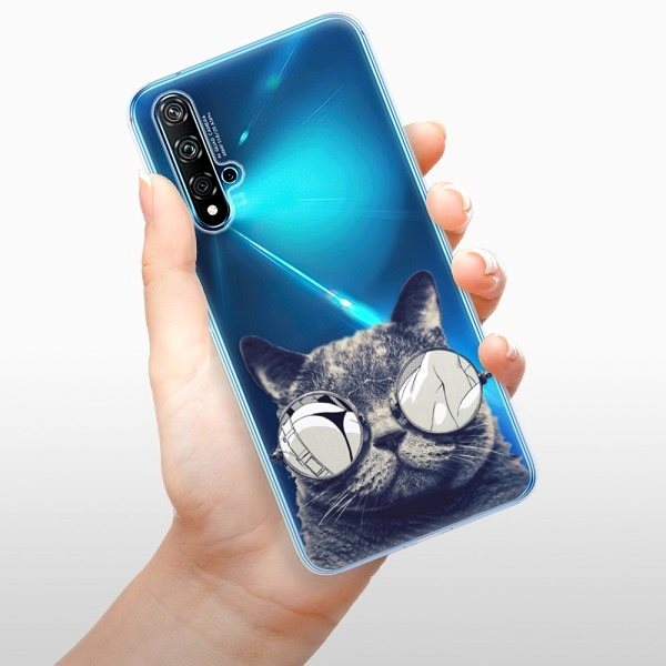 Kryt na mobil iSaprio Crazy Cat 01 na Huawei Nova 5T ...