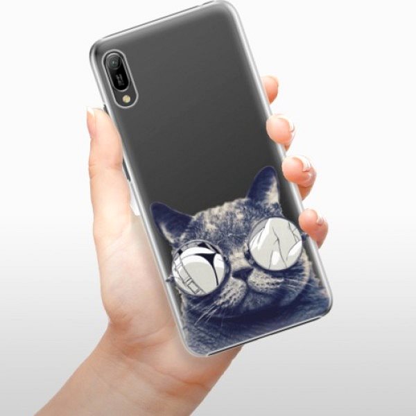 Kryt na mobil iSaprio Crazy Cat 01 pre Huawei Y6 2019 ...