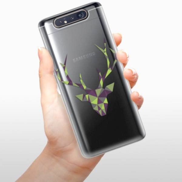 Kryt na mobil iSaprio Deer Green na Samsung Galaxy A80 ...