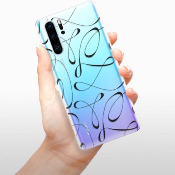 Kryt na mobil iSaprio Fancy black na Huawei P30 Pro ...