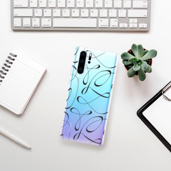 Kryt na mobil iSaprio Fancy black na Huawei P30 Pro ...