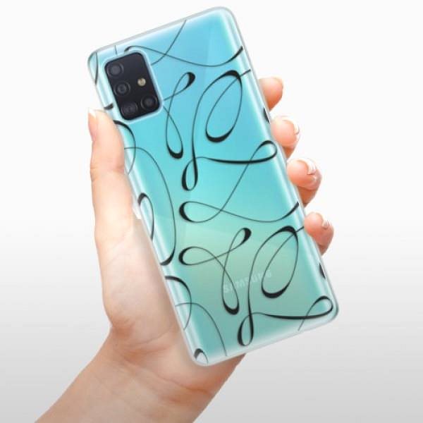 Kryt na mobil iSaprio Fancy - black pro Samsung Galaxy A51 ...