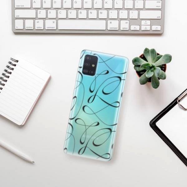 Kryt na mobil iSaprio Fancy - black pro Samsung Galaxy A51 ...