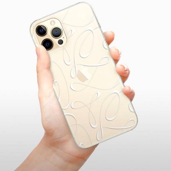 Kryt na mobil iSaprio Fancy white na iPhone 12 Pro Max ...