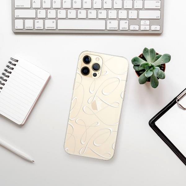 Kryt na mobil iSaprio Fancy white na iPhone 12 Pro Max ...
