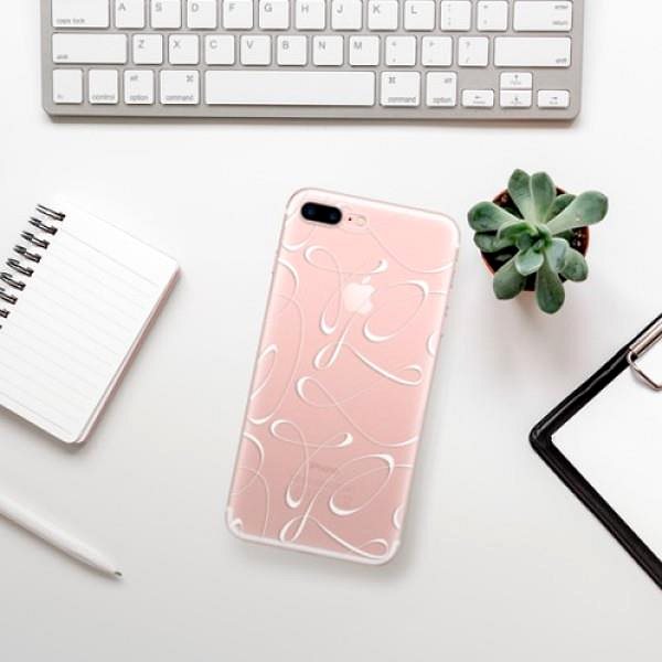 Kryt na mobil iSaprio Fancy white na iPhone 7 Plus / 8 Plus ...