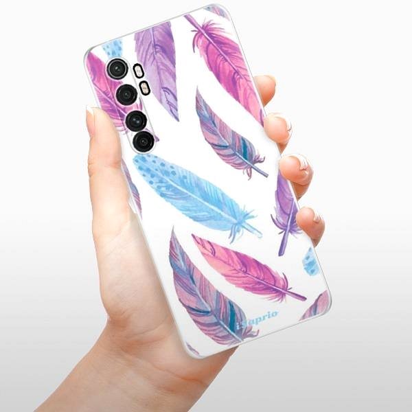 Kryt na mobil iSaprio Feather Pattern 10 na Xiaomi Mi Note 10 Lite ...
