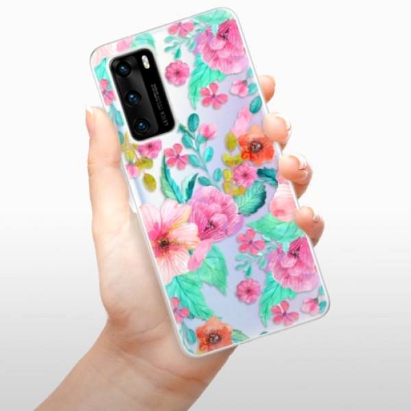 Kryt na mobil iSaprio Flower Pattern 01 na Huawei P40 ...