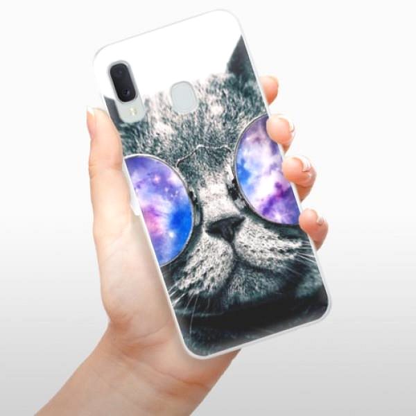 Kryt na mobil iSaprio Galaxy Cat na Samsung Galaxy A20e ...