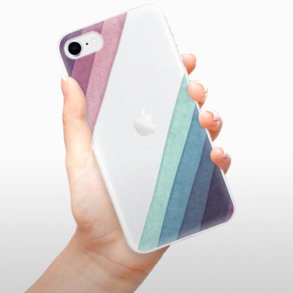 Kryt na mobil iSaprio Glitter Stripes 01 na iPhone SE 2020 ...