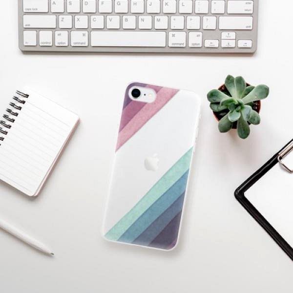 Kryt na mobil iSaprio Glitter Stripes 01 na iPhone SE 2020 ...