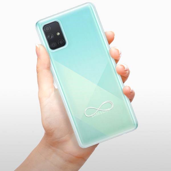 Kryt na mobil iSaprio číre puzdro - Infinity - Samsung Galaxy A71 ...