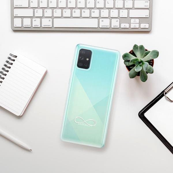 Kryt na mobil iSaprio číre puzdro - Infinity - Samsung Galaxy A71 ...