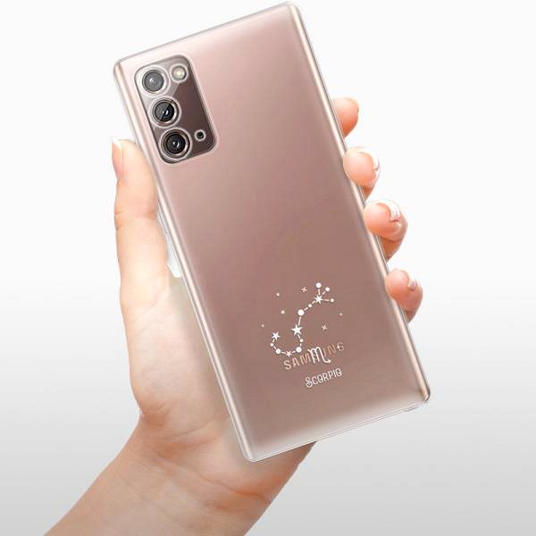 Kryt na mobil iSaprio čiré pouzdro - Štír - Samsung Galaxy Note 20 ...