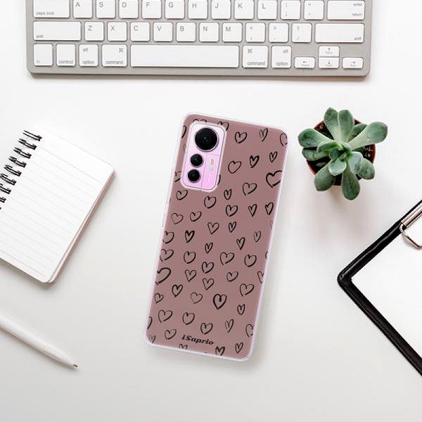Kryt na mobil iSaprio Heart Dark - Xiaomi 12 Lite ...