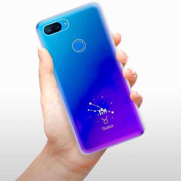 Kryt na mobil iSaprio čiré pouzdro - Býk - Xiaomi Mi 8 Lite ...
