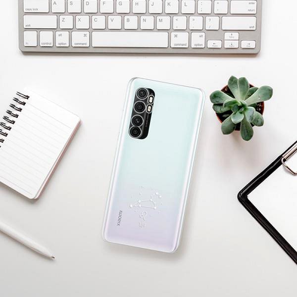 Kryt na mobil iSaprio číre puzdro - Lev - Xiaomi Mi Note 10 Lite ...
