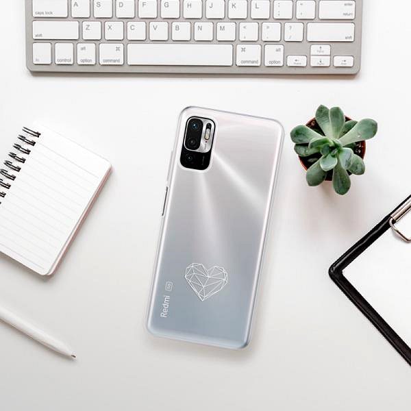 Kryt na mobil iSaprio číre puzdro – Digital Love – Xiaomi Redmi Note 10 5G ...