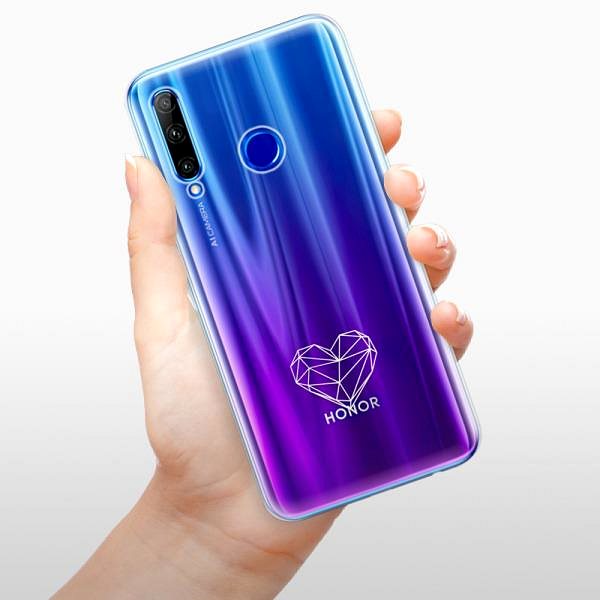 Kryt na mobil iSaprio čiré pouzdro - Digital Love - Honor 20 Lite ...