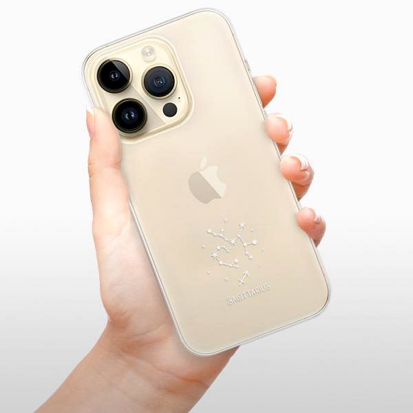 Kryt na mobil iSaprio číre puzdro – Strelec – iPhone 14 Pro ...