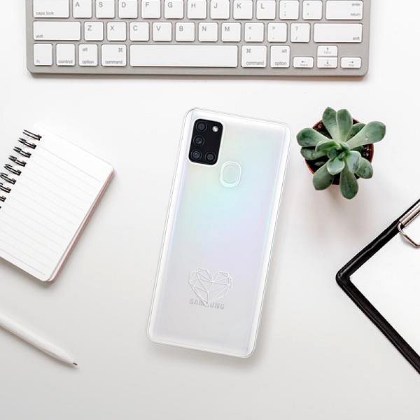 Kryt na mobil iSaprio číre puzdro – Digital Love – Samsung Galaxy A21s ...