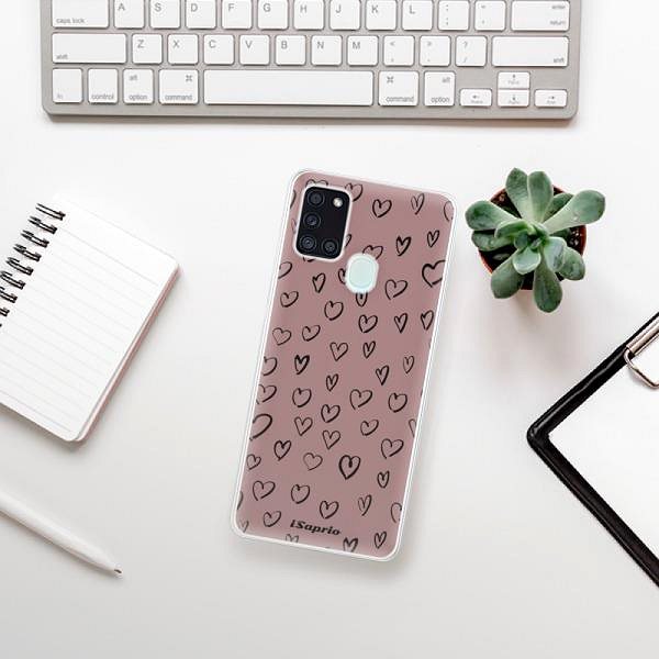 Kryt na mobil iSaprio Heart Dark - Samsung Galaxy A21s ...