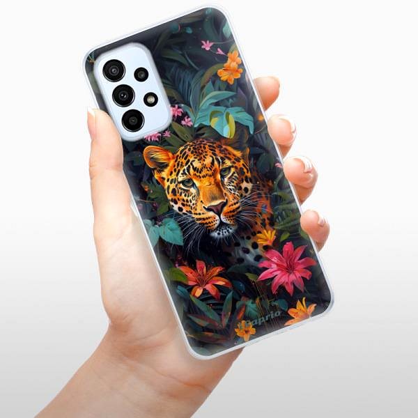 Kryt na mobil iSaprio Flower Jaguar - Samsung Galaxy A23 / A23 5G ...