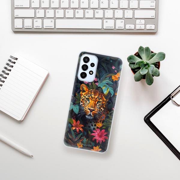 Kryt na mobil iSaprio Flower Jaguar - Samsung Galaxy A23 / A23 5G ...