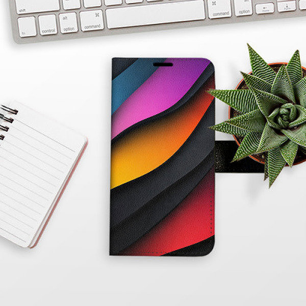 Puzdro na mobil iSaprio Flip puzdro Color Waves pre iPhone 16 ...