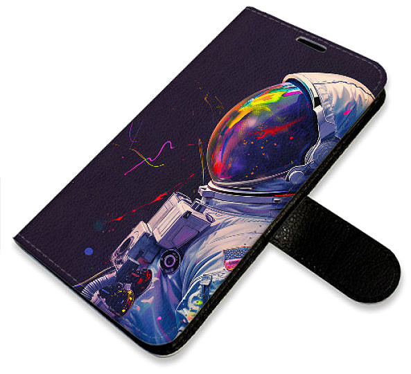 Puzdro na mobil iSaprio Flip puzdro Neon Astronaut 02 pre iPhone 16 ...