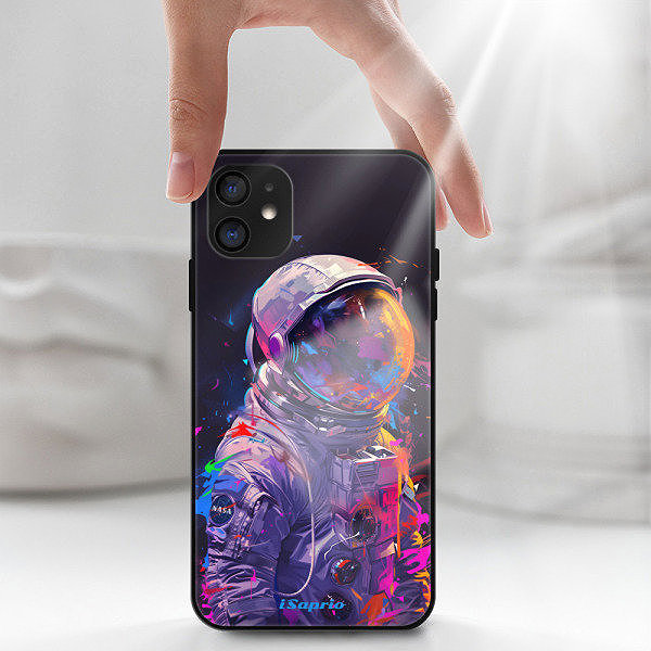 Kryt na mobil iSaprio Lesklé pouzdro Neon Astronaut - iPhone 11 ...