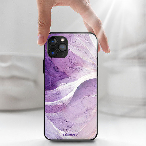 Kryt na mobil iSaprio Lesklé pouzdro Purple Paint 10 - iPhone 11 Pro ...