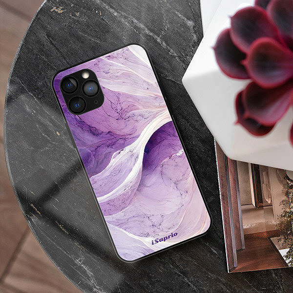 Kryt na mobil iSaprio Lesklé pouzdro Purple Paint 10 - iPhone 11 Pro ...