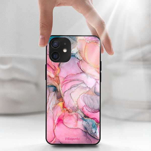 Kryt na mobil iSaprio Lesklé pouzdro Golden Pastel - iPhone 12 mini ...