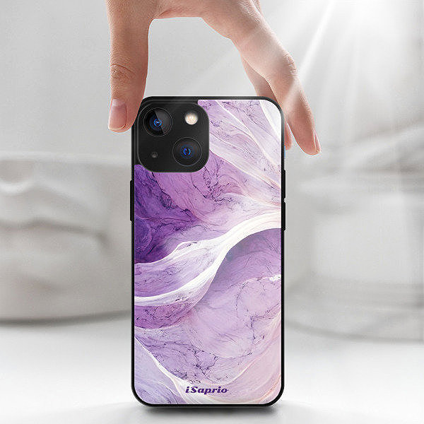 Kryt na mobil iSaprio Lesklé puzdro Purple Paint 10 – iPhone 13 mini ...