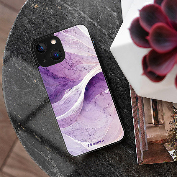Kryt na mobil iSaprio Lesklé puzdro Purple Paint 10 – iPhone 13 mini ...