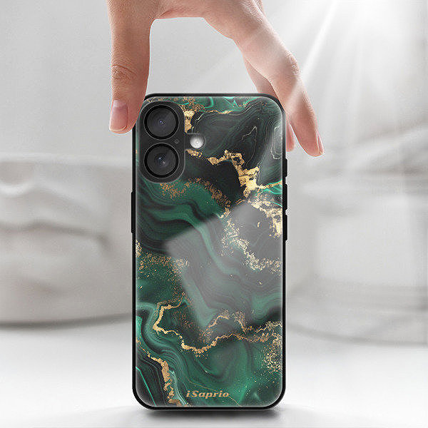 Kryt na mobil iSaprio Lesklé puzdro Emerald – iPhone 16 ...