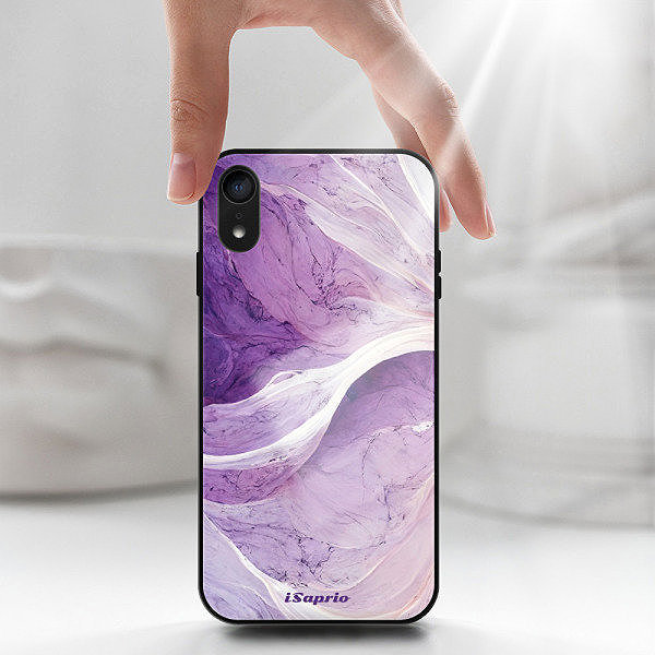 Kryt na mobil iSaprio Lesklé puzdro Purple Paint 10 – iPhone XR ...