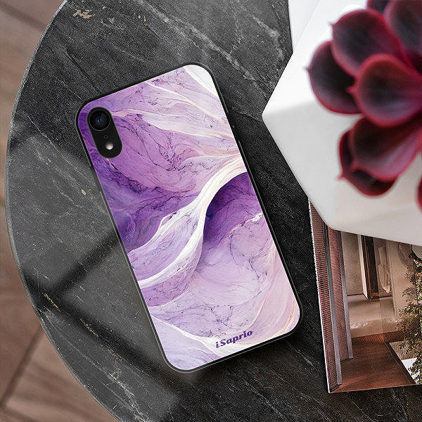 Kryt na mobil iSaprio Lesklé puzdro Purple Paint 10 – iPhone XR ...