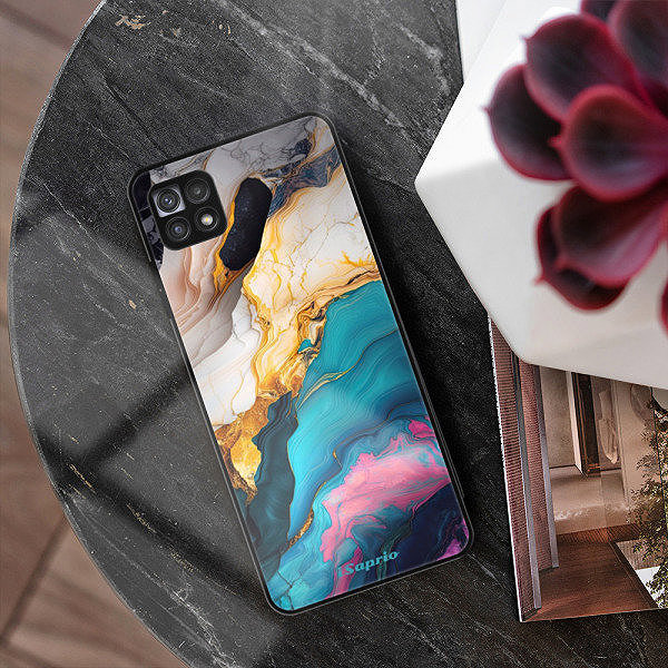 Kryt na mobil iSaprio Lesklé puzdro Color Marble 21 – Samsung Galaxy A22 5G ...