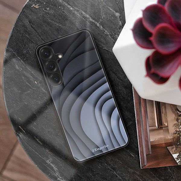 Kryt na mobil iSaprio Lesklé puzdro Dark Waves 10 – Samsung Galaxy S25 ...