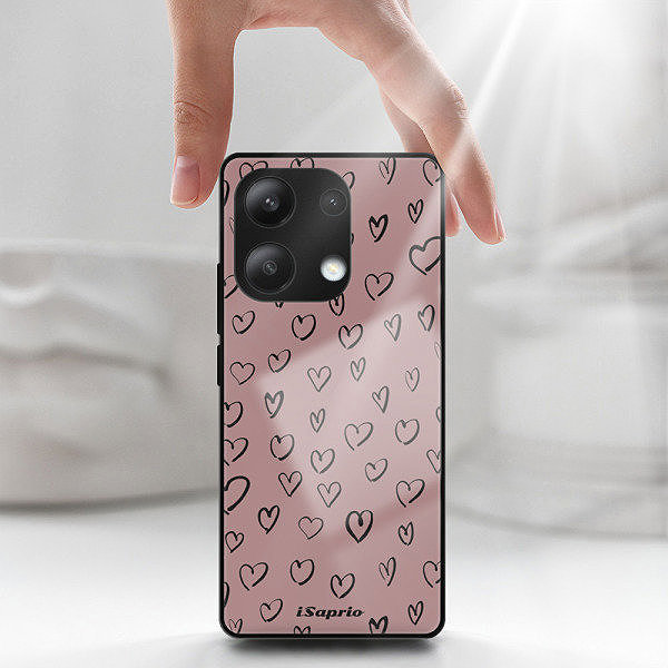 Kryt na mobil iSaprio Lesklé pouzdro Heart Dark - Xiaomi Redmi Note 13 ...