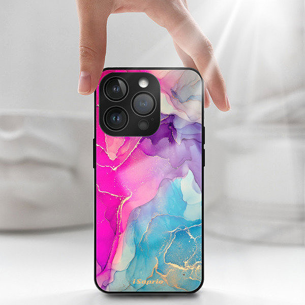 Kryt na mobil iSaprio MagSafe puzdro Purple Ink – iPhone 15 Pro ...
