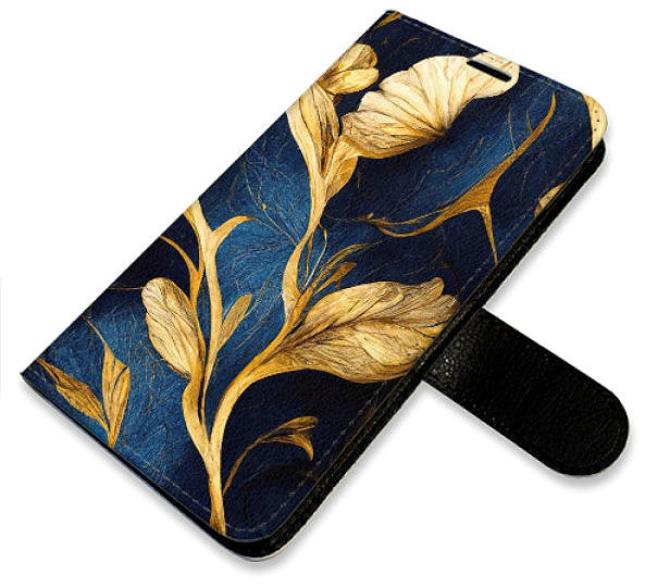Puzdro na mobil iSaprio Flip puzdro GoldBlue pre Xiaomi 15 Ultra ...