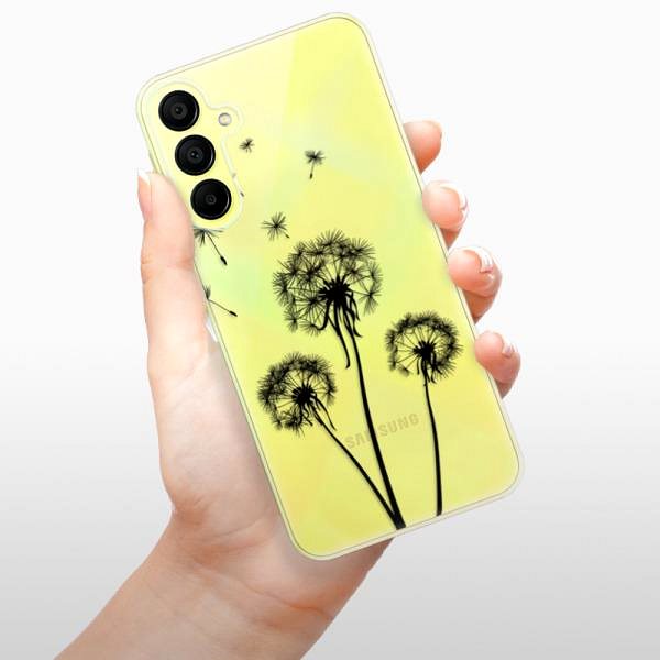 Kryt na mobil iSaprio Three Dandelions - black - Samsung Galaxy A15 / A15 5G ...