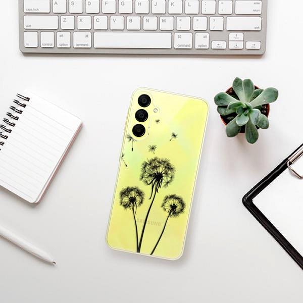 Kryt na mobil iSaprio Three Dandelions - black - Samsung Galaxy A15 / A15 5G ...