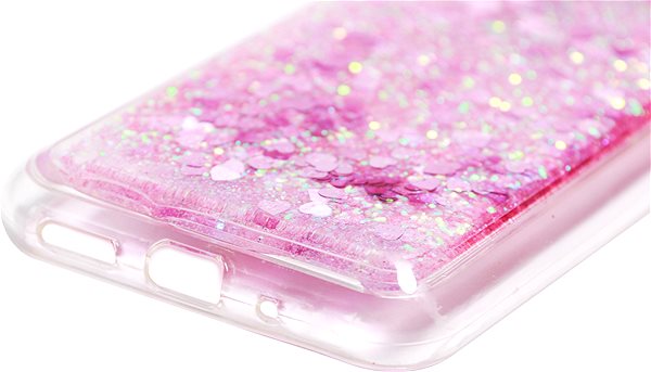 Kryt na mobil iWill Glitter Liquid Heart Case pre HUAWEI Y5 (2019)/Honor 8S Pink ...