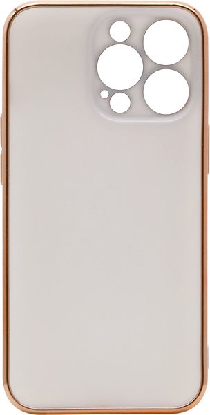 Telefon tok iWill Luxury Electroplating Phone Case az iPhone 12 Pro Max készülékhez White ...